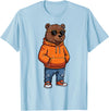 Bear Shirts For Men Women Kids Gifts Cool Bear Sunglasses Men Women Kids Boys Girls Youth Teen T-Shirt - Baby Blue