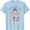 Cute Bingo Caller Activity Staff Gear Official Bingo Caller Llama Funny Activity Director Alpaca T-Shirt - Baby Blue