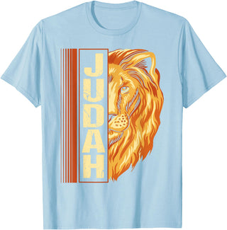 Hebrew Israelite Judah lion Lion of Judah Lion Hebrew Israelites jewish T-Shirt - Baby Blue