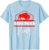 Nickel City Tailgate Gear Buffalo Wing King Legend T-Shirt - Baby Blue