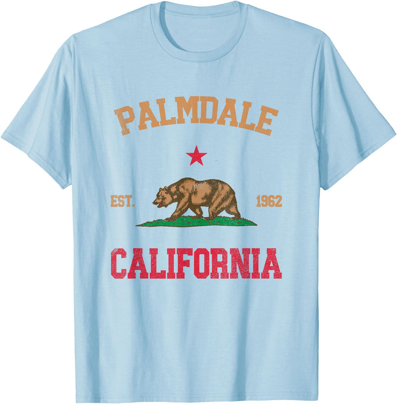 Palmdale California CA Designs Palmdale California T-Shirt - Baby Blue