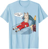 Alpaca shirt Family Llama Pjs Clothes Alpaca Llama with Red Buffalo Plaid Pajamas Girl Boy Llama T-Shirt - Baby Blue
