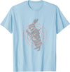 Down the Rabbit Hole. Alice in Wonderland T-Shirt in Baby Blue