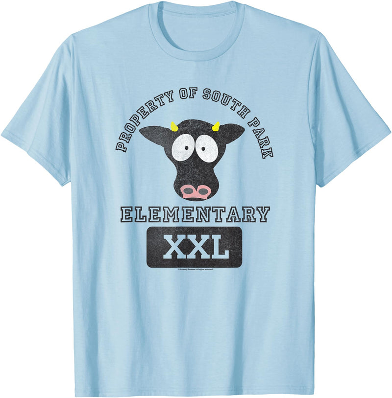 South Park South Park Elementary Cows T-Shirt - Baby Blue