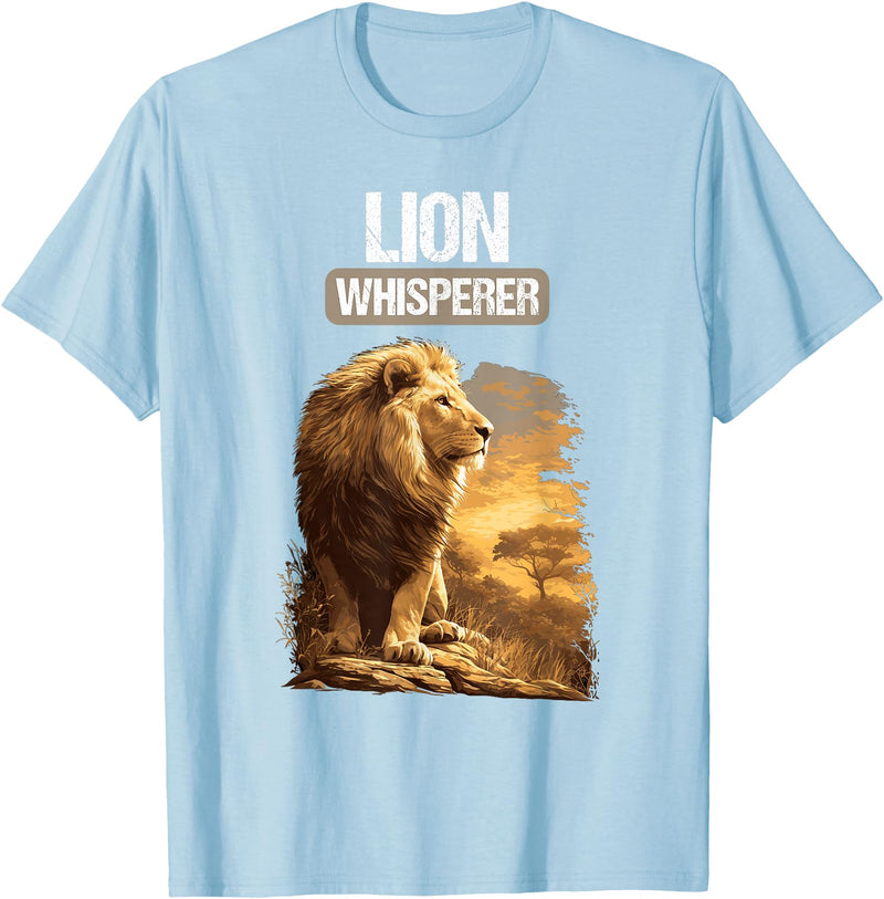 Lions Lion Lovers Shop Lions Lion Whisperer T-Shirt - Baby Blue