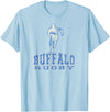 Vintage Buffalo Rugby Merch Vintage Buffalo Rugby with Rugby Player T-Shirt - Baby Blue