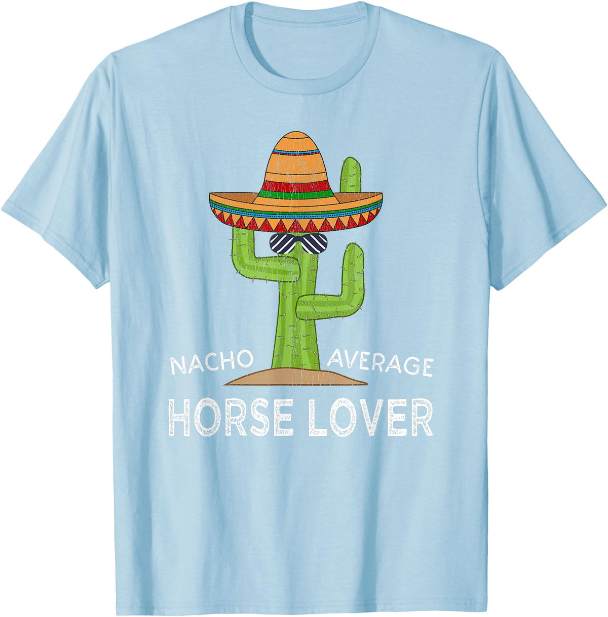 Cartba Horse Co. Funny Horse Lover Ranch Equestrian T-Shirt - Baby Blue