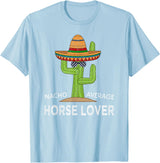 Cartba Horse Co. Funny Horse Lover Ranch Equestrian T-Shirt - Baby Blue