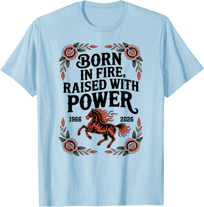 Lunar New Year TShirts Click for More 1966 Birth 60th Birthday in 2026 Year of the Horse T-Shirt