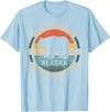 Travel Tees by GratfullToMe Co. Alaska Grizzly Bear Do not Feed The Giant Hamsters Kodiak T-Shirt - Baby Blue