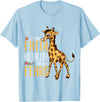 Giraffe Africa Lover Animal Safari Let Your Faith Be Taller Than Your Fears Giraffe T-Shirt - Baby Blue