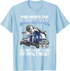 funny quotes about trucks this here's the rubber duck you got a copy on me pig pen T-Shirt - Baby Blue