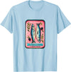 Coastal Nautical Sardine Apparel Co. Sardines Fish Tin Womens Salty Summer Fisherman Cute Top T-Shirt - Baby Blue