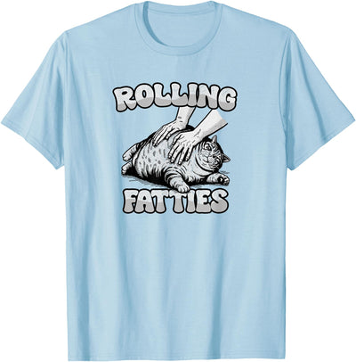 Marijuana Llama Rolling Fatties, Fat Cat T-Shirt