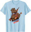 Russian Language Bear Clothing Funny Traditional Russian Bear Russian Soul T-Shirt - Baby Blue