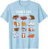 Guinea pig designs Various Guinea Pig Breeds - Guinea Pig T-Shirt - Baby Blue