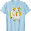 Animals at Play Guinea Pig Shirt Funny Guinea Pig for Men Women Animal Lover T-Shirt - Baby Blue
