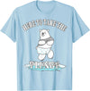 TLHM Polar Bear Gifts Here To Take The Plunge - Polar Bear Freezing Water Plunge T-Shirt - Baby Blue