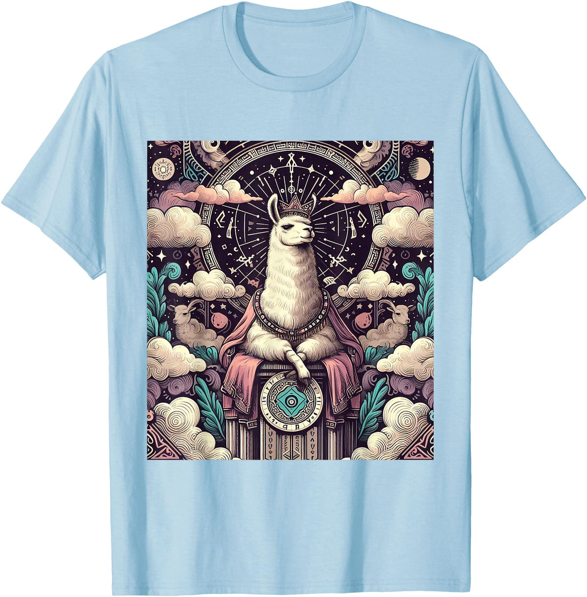 Check out my Llama Shirts Llama tarot card T-Shirt - Baby Blue