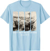 Highland Cute Cow Christian Bible Verse Follow The Word Not The Herd Christian Western Highland Cow T-Shirt - Baby Blue
