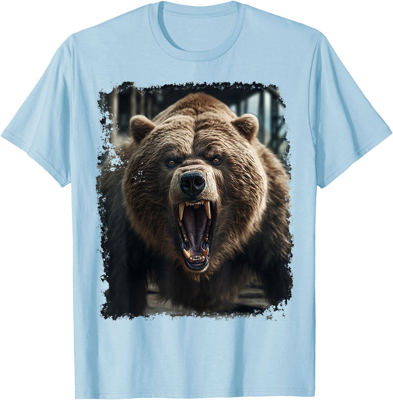 Noah&Friends Vintage Bear T-Shirt - Baby Blue