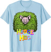 Wild Critter Lover Fun Farmer Combination Tees Hedge Hog Funny Hedgehog Pun Cute Animal How I Roll Pig Farm T-Shirt - Baby Blue