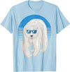 Arctic Animal Polar Bear Gifts Arctic Animal Lover Cool Sunglasses Retro Polar Bear T-Shirt - Baby Blue