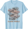 Retro American Vintage Classic Muscle Car Costume American Car Classic Muscle Car Vintage Novelty Retro Design T-Shirt -