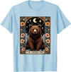Funny I Choose the Bear Tarot Card Women Girls Trending T-Shirt - Baby Blue