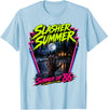 Summerween Slasher Summer Halloween Spooky Tee Vintage Summerween Funny Slasher Summer Halloween 80s Style T-Shirt - Baby