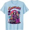 Summerween Halloween in July Spooky Summer Horror summerween Sun Sand and Scare Skeleton Halloween T-Shirt - Baby Blue