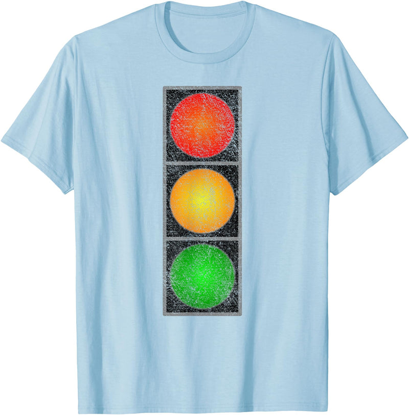 TRAFFIC SIGNAL COSTUME TEE HALLOWEEN ADULTS & KIDS TRAFFIC LIGHT HALLOWEEN COSTUME PRETEND I'M A TRAFFIC LIGHT T-Shirt -