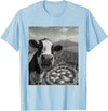 Wildfie – Selfies from Around the World Cow Pizza Selfie Funny Italy Meme Design T-Shirt - Baby Blue