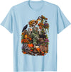 Halloween Gardening Lover Apparel & Gifts Outlet Freshly Planted Skeleton Gardener Halloween T-Shirt - Baby Blue