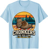 Chonkers The Sea Lion San Francisco Funny Seal Tee Chonkers The Sea Lion San Francisco Funny Seal T-Shirt - Baby Blue
