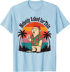 Tropic Polar Co Christmas in July Polar Bear Vacation T-Shirt - Baby Blue