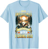 Gift For Grandpa Fisherman Outdoor Nature Lover Never Underestimate an Old Man with A Fishing Rod Scenic Men T-Shirt - Baby Blue