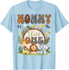 Safari 1St Birthday Boy Matching Family Mommy Of The Wild One First Bday Safari Jungle Animal T-Shirt - Baby Blue