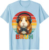 Gaming Guinea Pig Bruh Retro Gamer Guinea Pig Boys Guinea Pig Video Games Guinea Pig Bruh Retro Guinea Pig Boys T-Shirt - Baby Blue