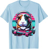 Guinea pig Rodent Game Lover Clothing Co. Guinea Pig Video Game Rodent Lover Animal Guinea Pigs Gamers T-Shirt - Baby Blue