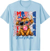 America Land Of The Free Highland Cow 4th of July America 1776-2026 Land of The Free Highland Cow 4th of July T-Shirt - Baby