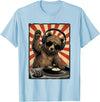 Bear DJ Stuff & Accessories Cool Retro Bear DJ Funny Bears Music Men Women Kids T-Shirt - Baby Blue
