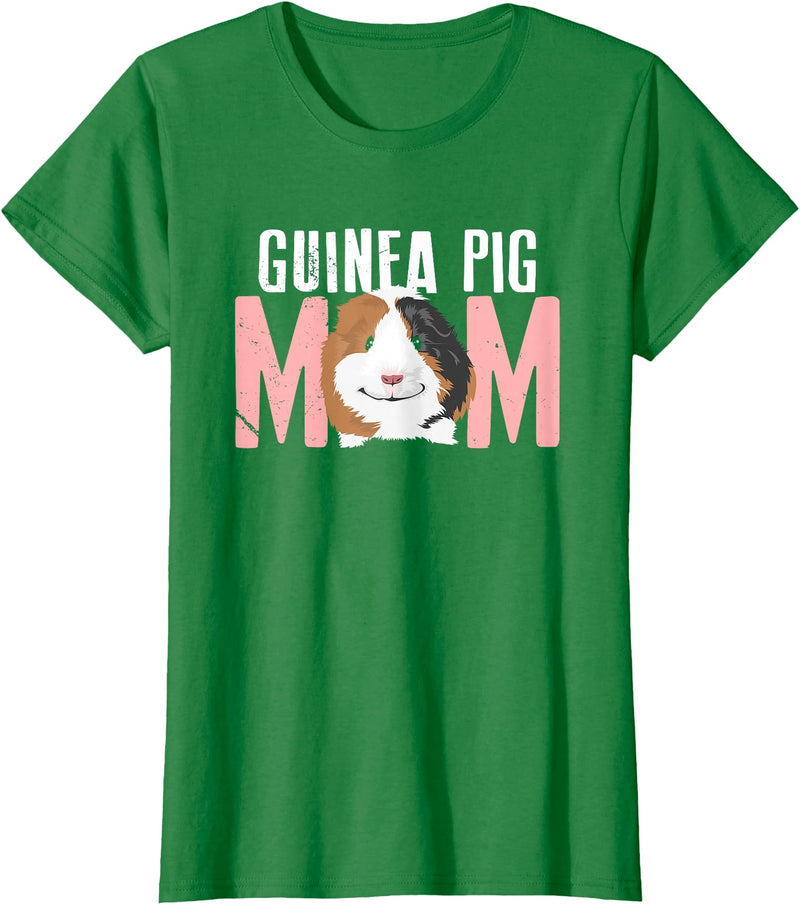 Awesome Guinea Pig Mom Tees & Apparel Sweet Guinea Pig Mom T-shirt T-Shirt - Kelly Green