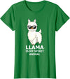 Llama Is My Spirit Animal - Funny Llama T-Shirt - Kelly Green