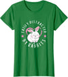 Easily Distracted by Rabbits Kids Bunny Rabbit Lovers T-Shirt in Kelly Green