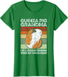 Humor Guinea Pig Design Piggy Design for your Guinea Pig Grandma T-Shirt - Kelly Green