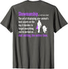 Show Pig T-Shirt Show Pig Showmanship Shirt Livestock Showing Back Print T-Shirt - Asphalt Grey