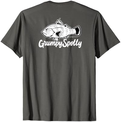 Grumpy Spotty Apparel Grumpy Spotted Bay Bass Everyday Shirt T-Shirt - size chart