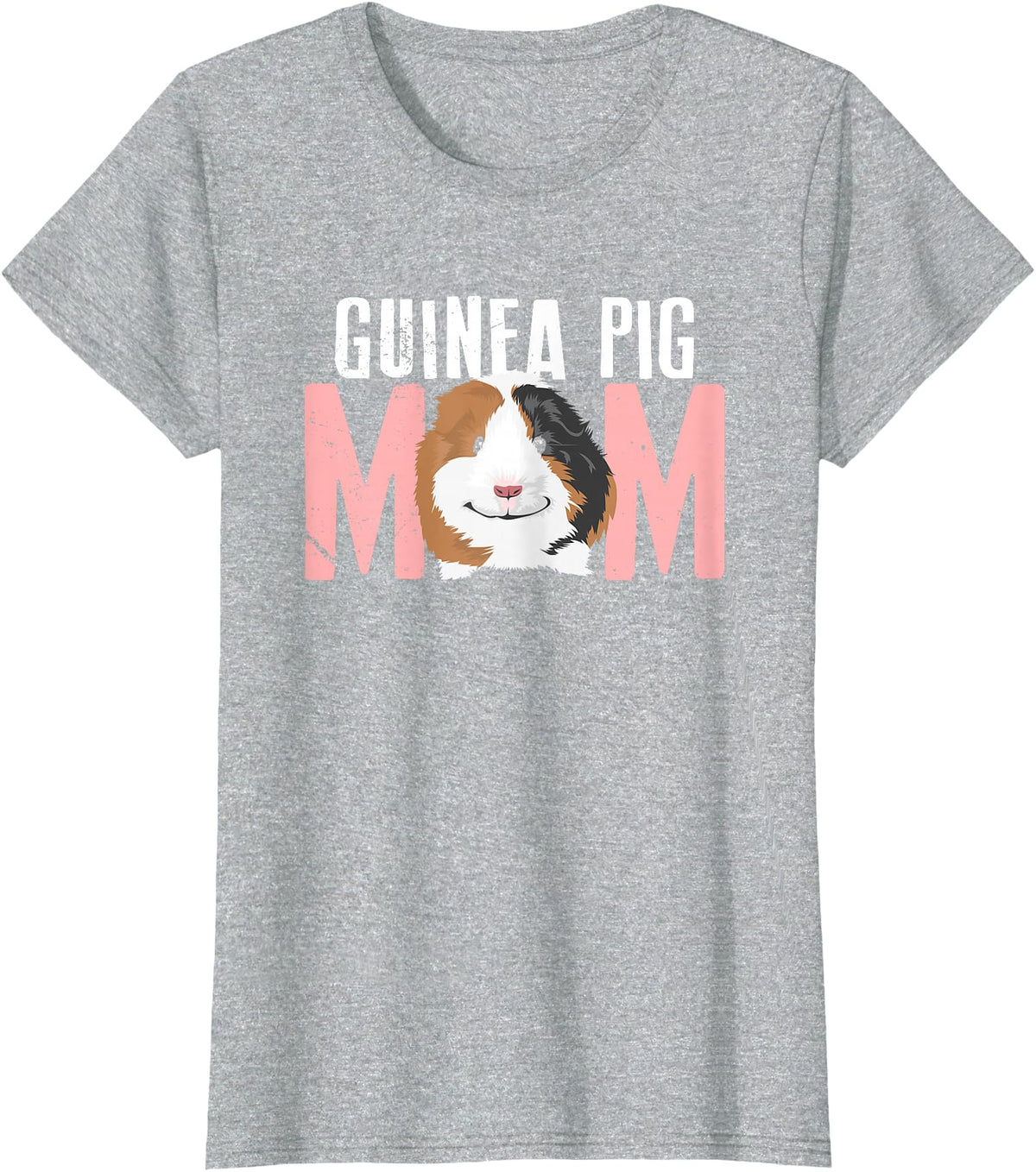 Awesome Guinea Pig Mom Tees & Apparel Sweet Guinea Pig Mom T-shirt T-Shirt - Heather Grey