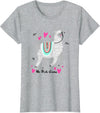 No Prob Llama - Funny Llama Alpaca Lover T-Shirt Gift Tshirt T-Shirt - Heather Grey